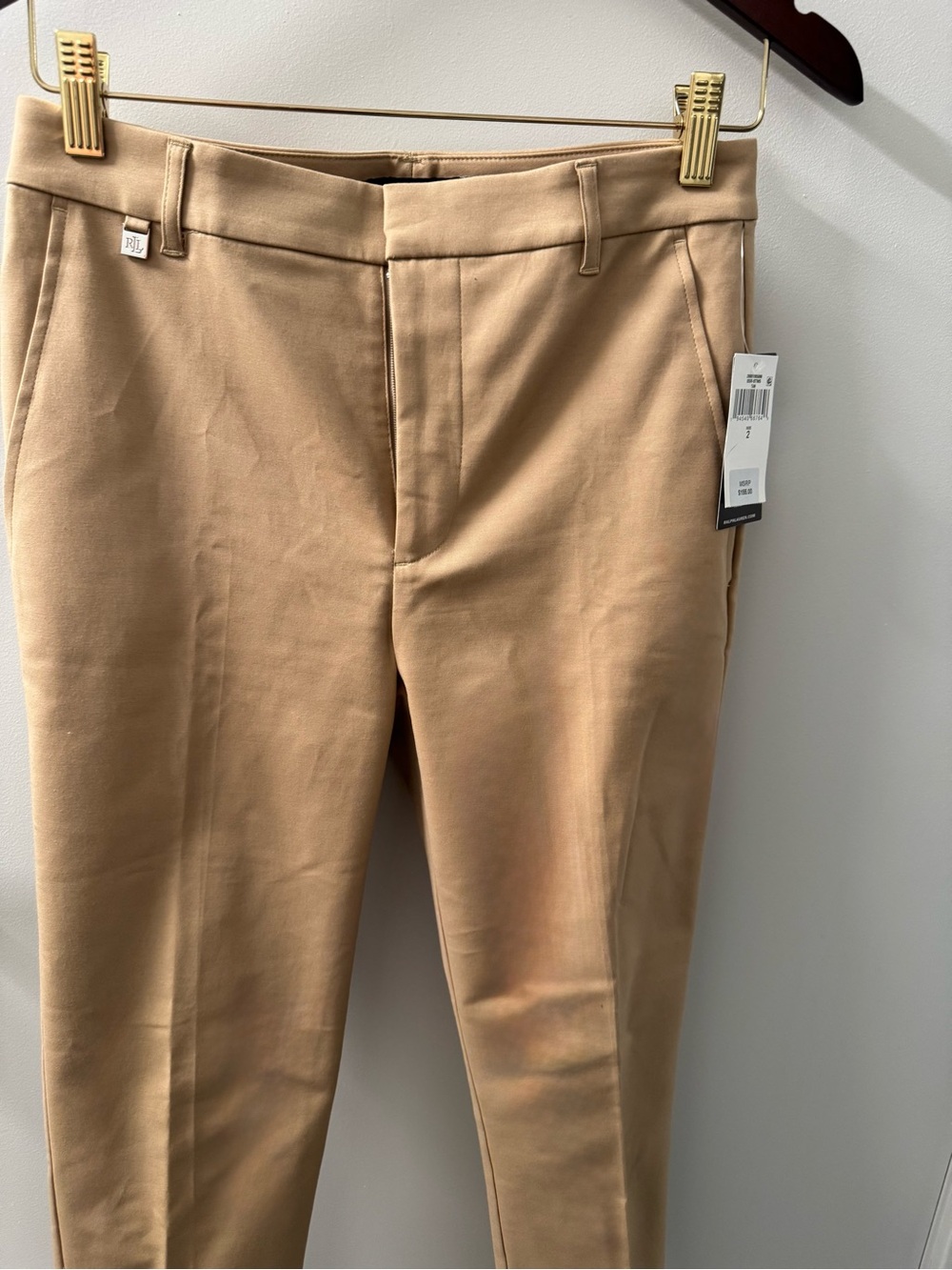 Lauren Ralph Lauren Women’s Tan Straight Chinos